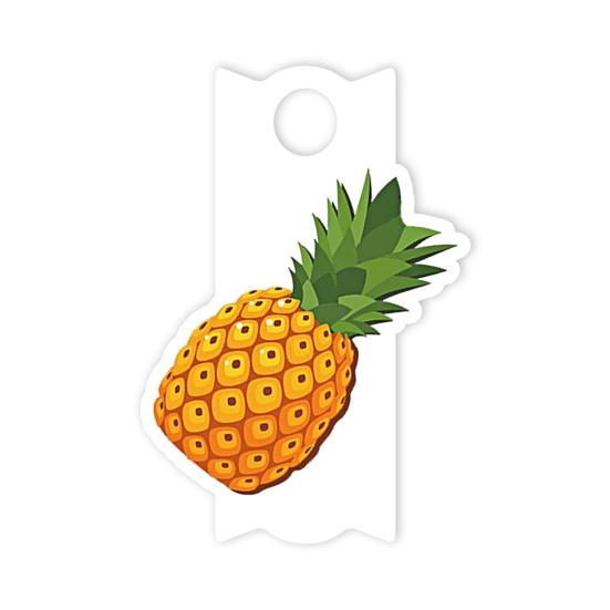 Acryl-Becherdeckel-Etiketten, Obstmuster-Design, stilvolle Trinkgeschirr-Identifikationsschilder, Becherdeckel-Namensschild für 40 Unzen