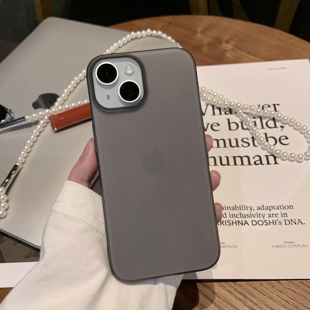 Applicable To Apple IPhone 16 ProMax New Phone Case Matte Transparent Ultra Thin Anti Fall 14 Full Inclusive Phone Case