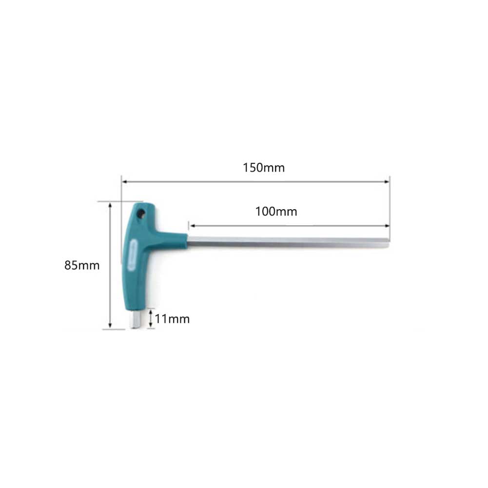 1PC 1.5-10mm Hexagonal Hexwrench Hex Key T Shaped Handle Screwdriver Kit Six Angle Socket Screw Spanner For Household Hand Tools