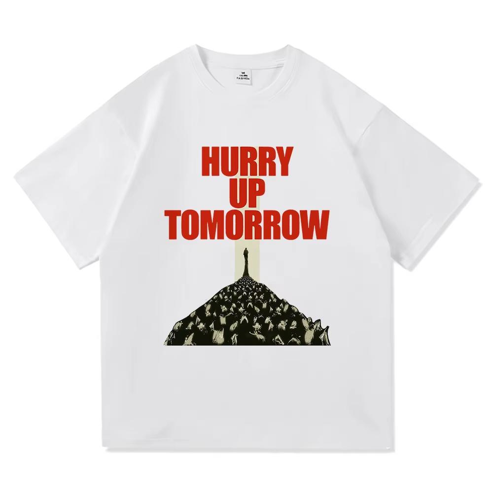 The Weeknd Hurry Up Tomorrow T Shirt 2025 Album Men Women Clothing Harajuku High Quality Cotton Tops Fans Gifts Graphic Tshirts