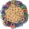 HAIDIBAO-Rubber Bands Assorted Sizes multicolor Elastic Rubber Bands Office Supplies 0.5lbs
