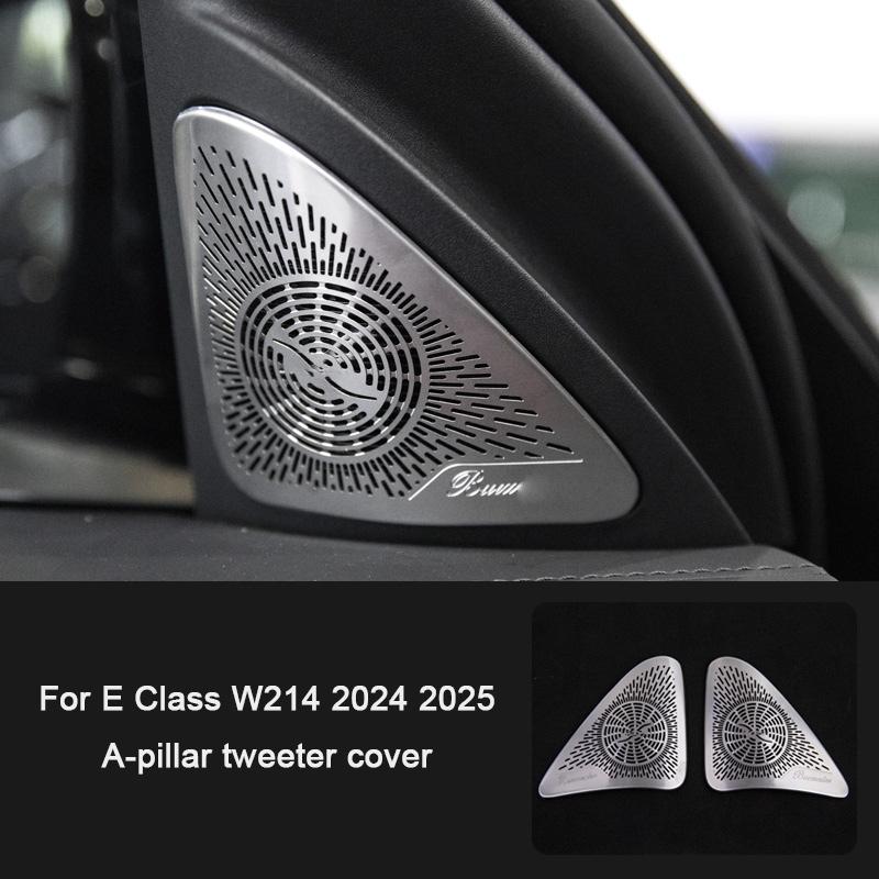 

For Mercedes Benz E Class W214 2024 2025,Car Speaker Overlays Tweeter Hron Cover, Audio Protection, A-pillar Car Accessories Tweeter Cover