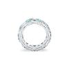 Swarovski Ortyx Cocktail Triangle Cut Rhodium Plated Zirconia Ring Women Ring Silver 5600760