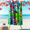 Custom Name Sprunki Print Beach Towel, Large Soft Quick Dry Towel for Beach Camping Swimming -HE133