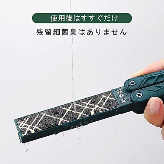 Pumice Stone Foot Heel Callus Nail File Eiffel Tower Style Foldable Durable and Foot File for Calluses Black File, Remover, - 180° Anti-Wrestling,