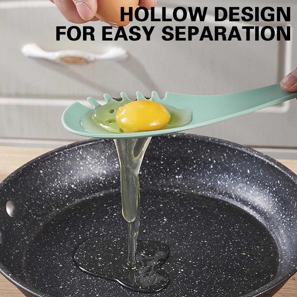 3-in-1 Food Tongs,Household Heat Resistant Food Clamp for Cooking,Multi-Functional Leaky Spoon for Fondue Kitchen Supplies