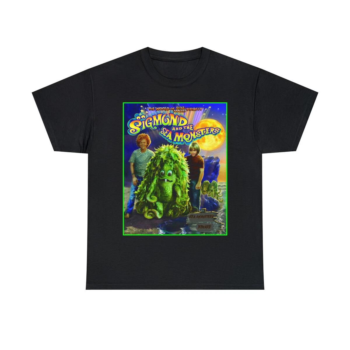 Sigmund and the Sea Monsters Sid & Marty Krofft 1970s Saturdays Short Sleeve Tee S