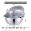 Stainless Steel Draining Basket Set