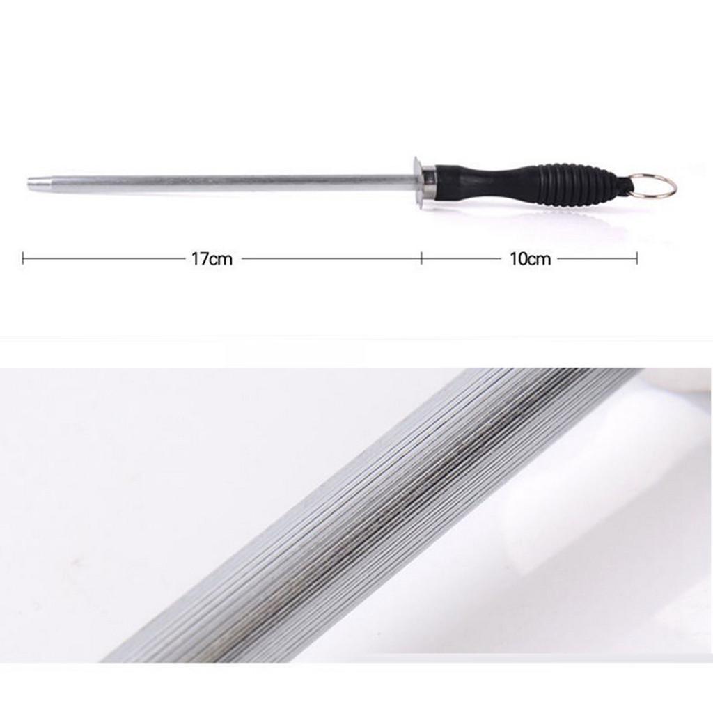 26cm Professional Carbon Steel Knife Sharpener Rod Durable Knife Grinder With ABS Handle Sharpening Blade Rod Knife Kitchen Tool