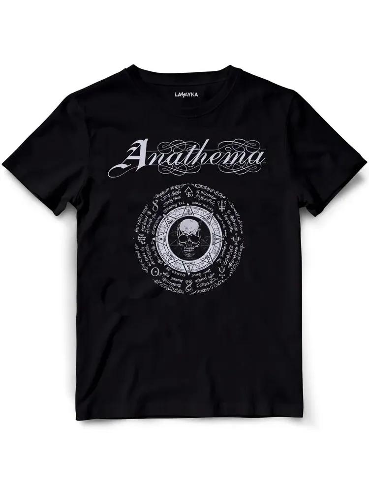 Unisex Short Sleeve Crew Neck Cotton T Shirt Anathema S