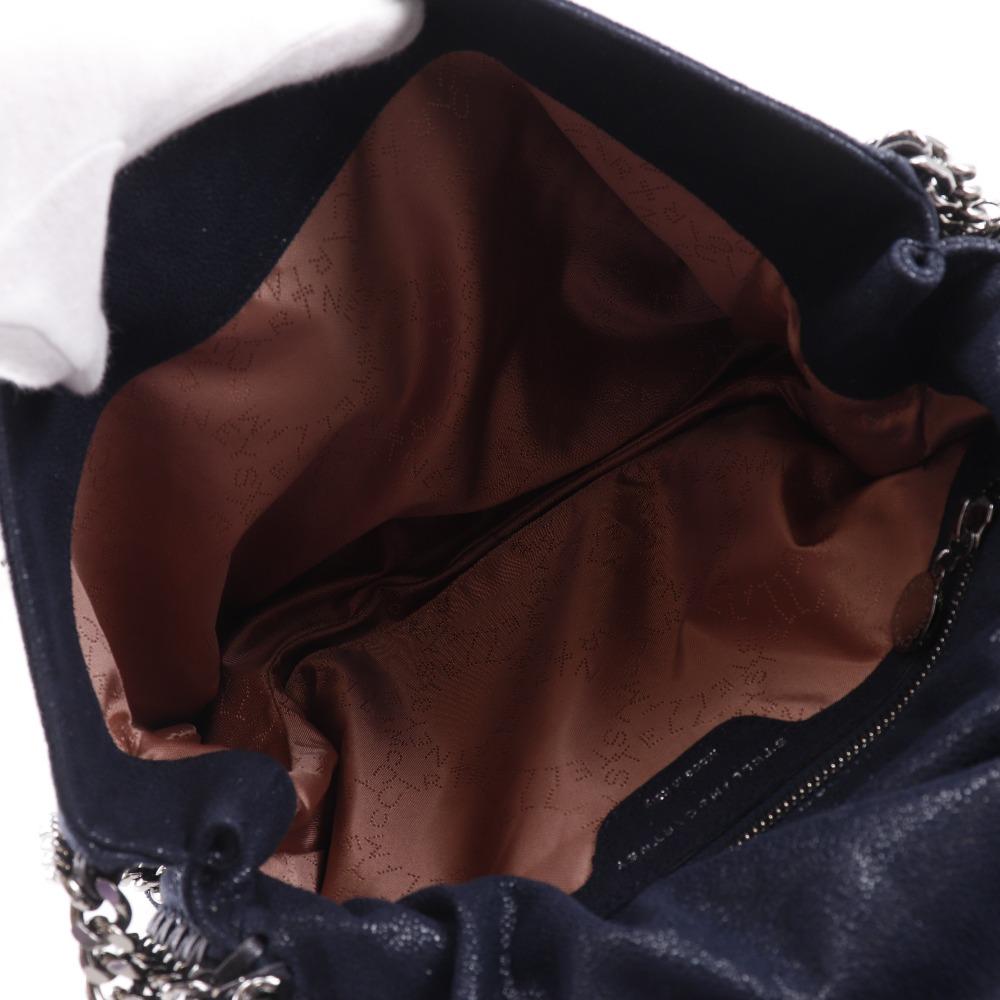 Stella Mccartney Falabella Shoulder Bag 326239 ChainShoulder Navy Blue Polyester Women Used