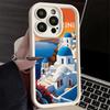 Phone Case for iPhone 17 Air 16E 15 16 Pro Max Santorini Greece Summer Cover 14 Plus 13 12 Mini Soft Shell Silicone Fundas