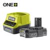 RYOBI - Perceuse-visseuse 18V ONE+ - 50 Nm - 500-1800 tr/min - mandrin 13 mm + 1 batterie 2 Ah, chargeur &amp; sac - R18DD3-120S