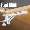 1PCS L-shaped Foldable Desktop Bracket Heavy-duty Punch-free Space-saving Desktop Extension Plate Rack Hardware Accessories