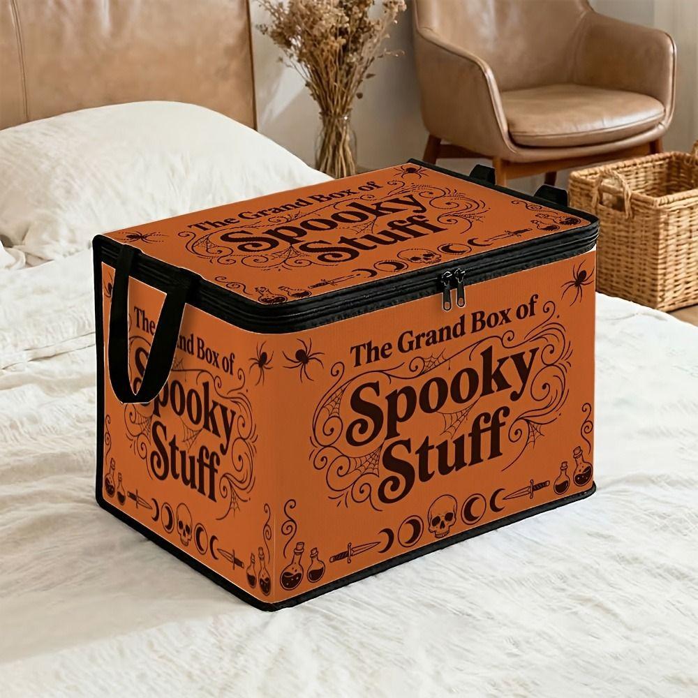 Wasserdichte Halloween-Aufbewahrungsbox Große Kapazität Kleideraufbewahrungskorb Schlafzimmer
