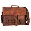 Messenger Shoulder Laptop Bag Briefcase Gift For Husband Men's Leather Vintage