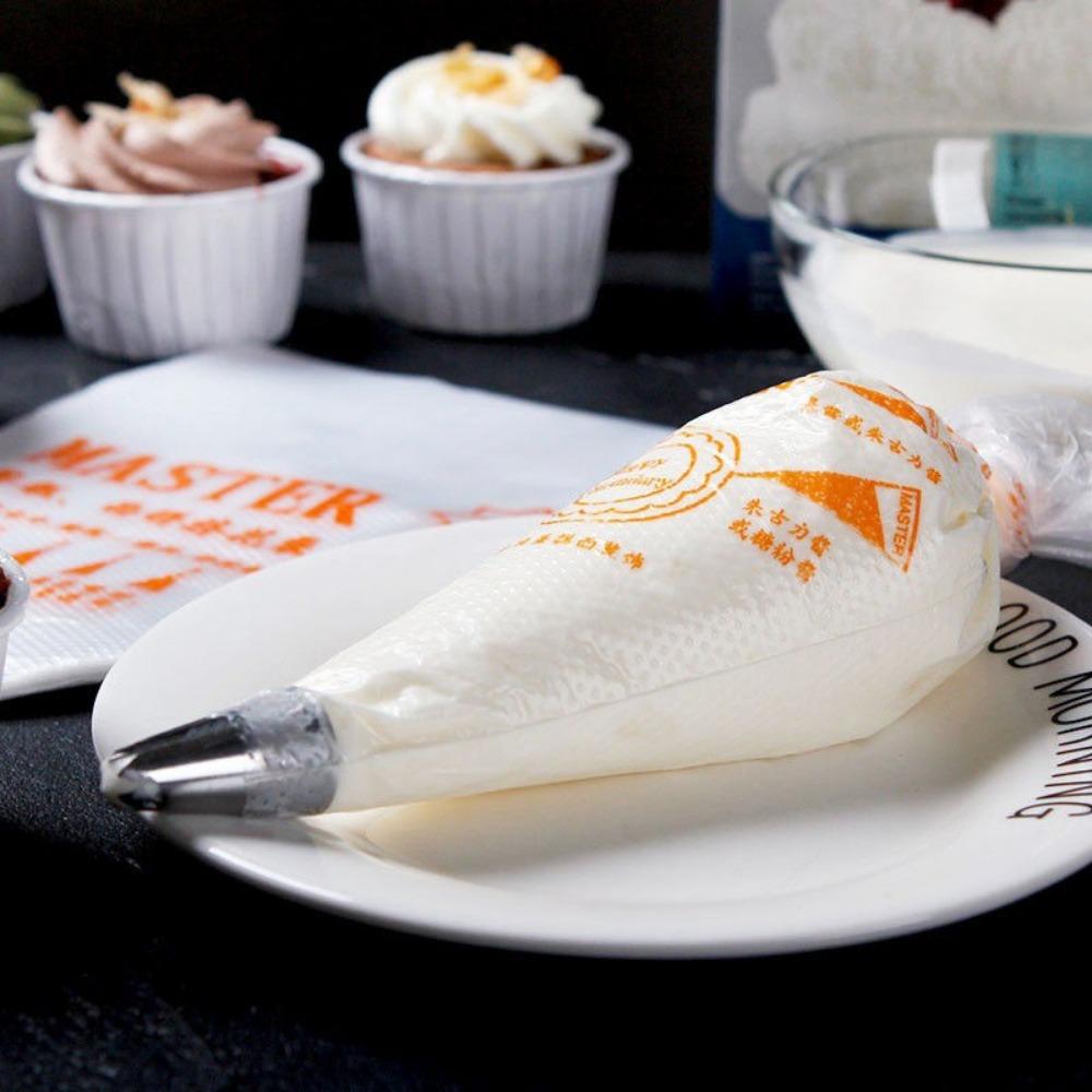 A Disposable Cream Bag Used for Decorating Cakes. Kitchen Utensils, 50/100/200/500 Pieces