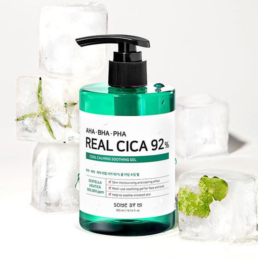 

[SOME BY MI] AHA BHA PHA Real Cica 92% Прохладный успокаивающий успокаивающий гель 300 мл