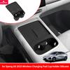 Smabee für Xpeng G6 2026 Handy-Lade-Silikon-Getränkehalter mit Schmutzschutzmatte Anti-Rutsch Stoßdämpfende Ablage Auto Zubehör