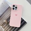 Matte Candy Color Love Heart Soft TPU Case For iPhone 14 13 12 11 Pro Xs Max 8 7 Plus X Xr SE Frosted Back Cover Silicone Shell