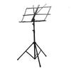 Black Music Stand   Height Music Stand Folding Portable Guitar Sheet Shelf