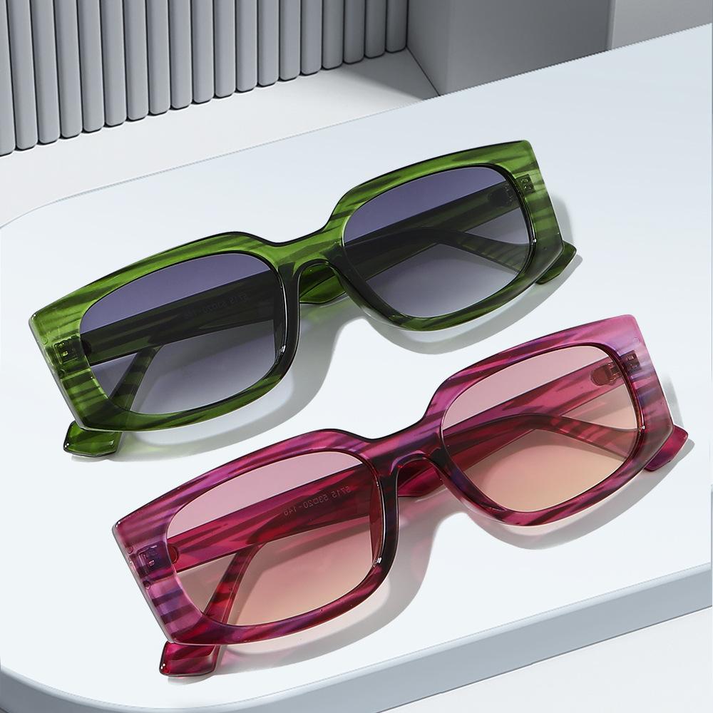 New square fashion sunglasses, simple and versatile trend sunglasses in Europe and America