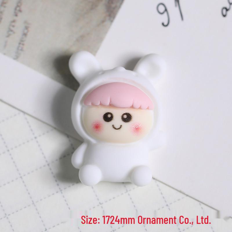 Cute Cartoon Doll DIY Phone Case  Accessories Set