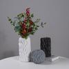 Irregularly Striped Ceramic Vase Wavy Pattern Flower Vase Flower Arrangement Accessories Terrarium Home Decoration Accessories