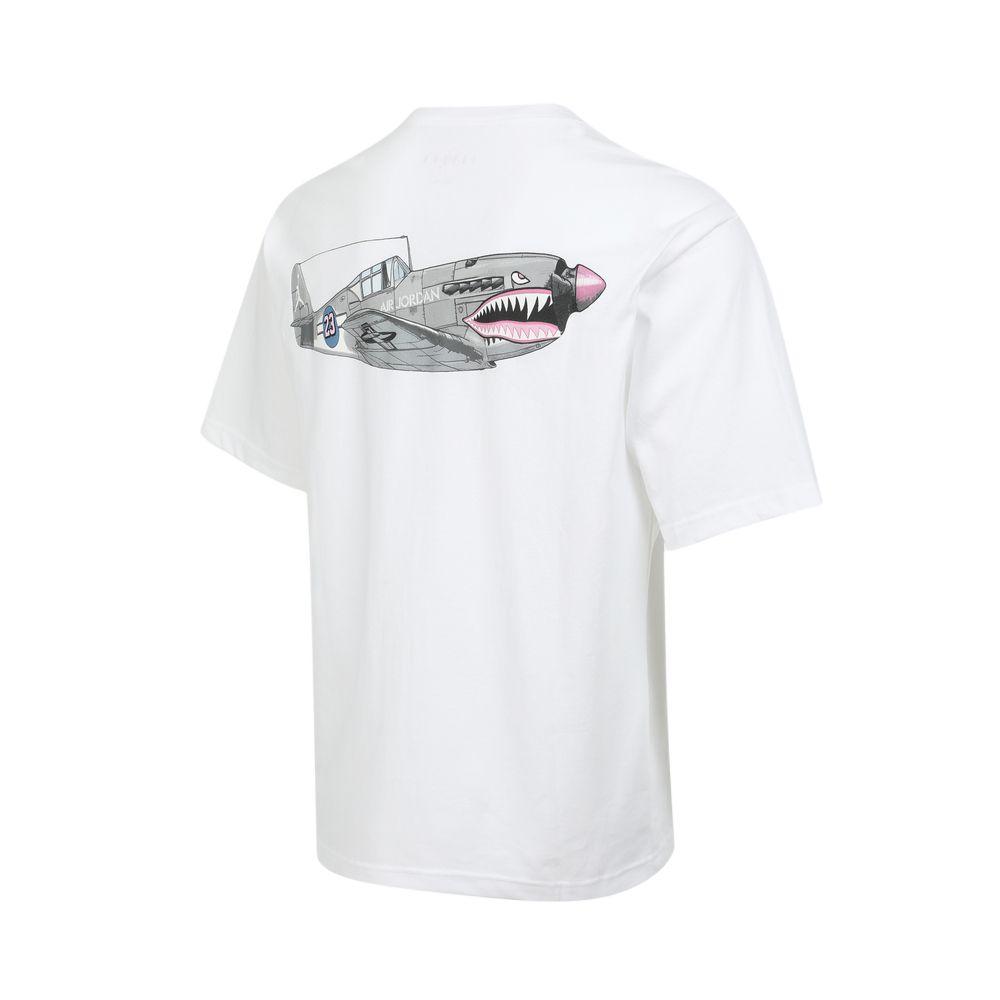Jordan T Shirts Men's White Crew Neck Moderate IQ7437-100
