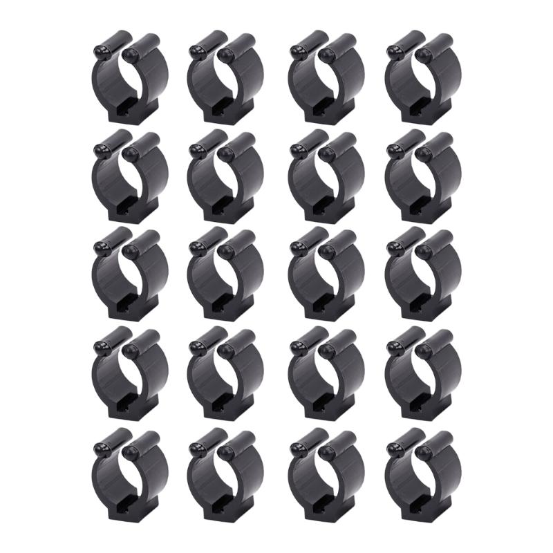 20 Stück Angelrutenhalter-Clips Billard Pool Queue Clips Kunststoff Angelruten-Clips Snooker Queue Fixierclips Langlebig