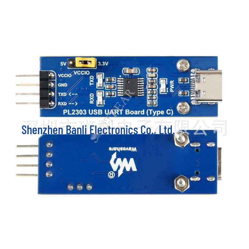 Type-C To UART (TTL) Serial Communication Module with PL2303/FT232/CP2102 Chipsets