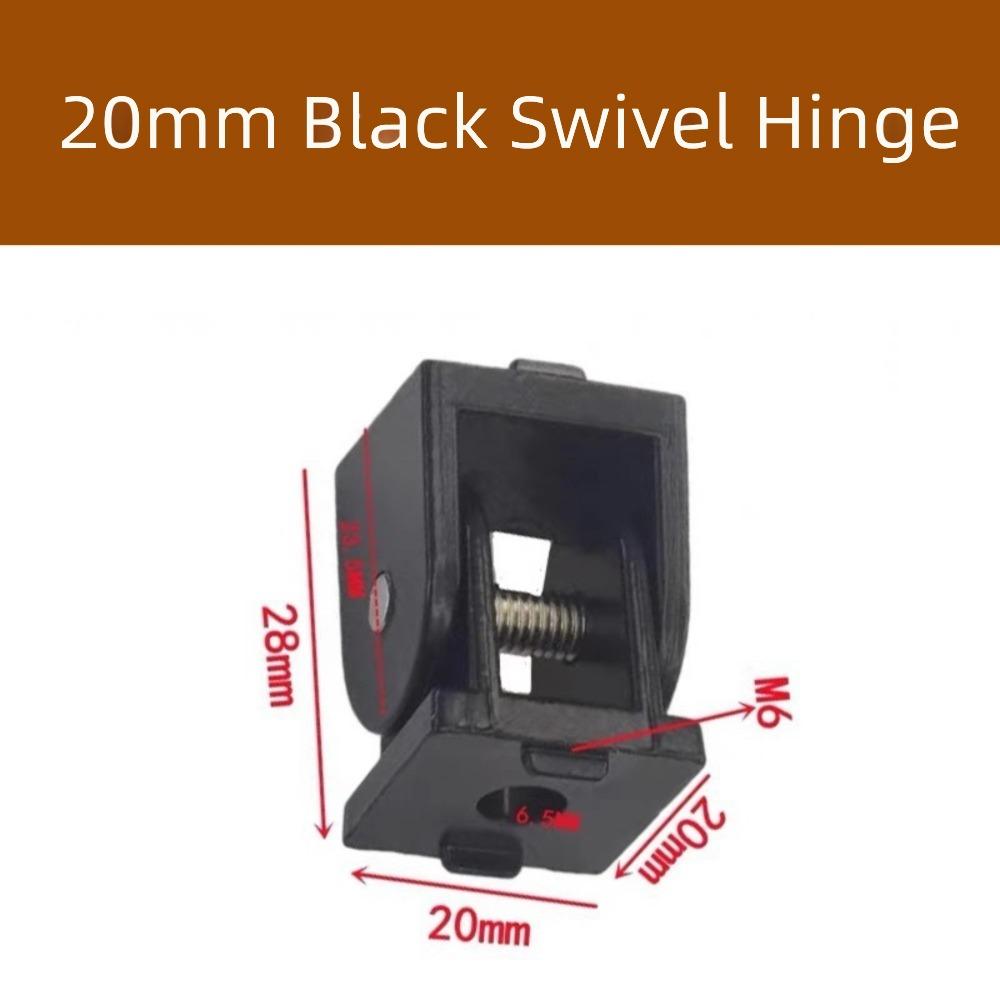 Sliding Base Pivot Joint Connector Right Angle Connector  Industrial Aluminum Profile