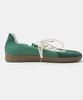 Wetheroad Wtrd3128 Ader Cow Leather Washed German Army Sneakers Khaki Olive