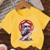 Boys and Girls Children's Pattern T-shirt, Casual, Comfortable, and Breathable Clothing