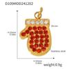 Mi Duoduo Christmas Zircon Titanium Pendant - Cute Holiday Jewelry