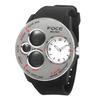 [FOCH] FOCH Analog-Digital-Armbanduhr mit Polyurethanband FM1157W-BK