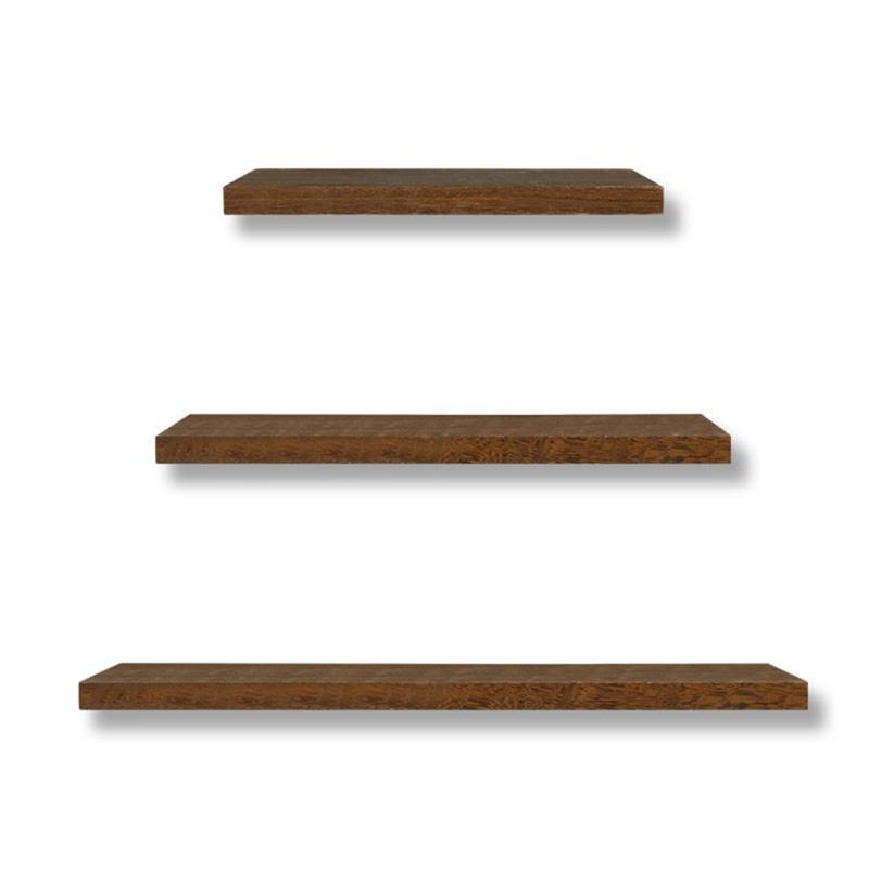 Decorative Wall Mounted Display Stand Floating Shelf Wooden Wall Shelf Hanging Storage Organizer For Books Plants Storage Racks