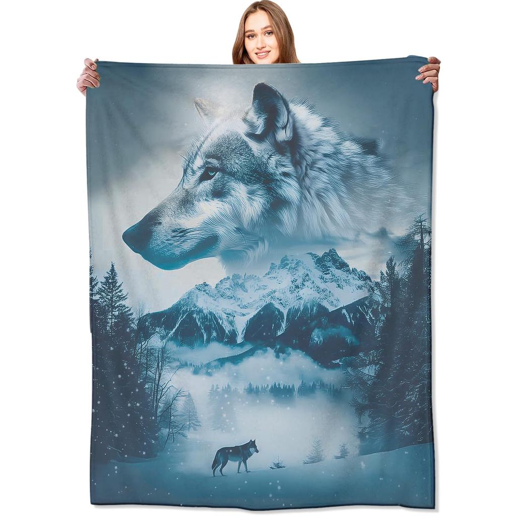 Fantasy Dragons and Books Printed Blanket for Sofa Bed Travel Camping Living Room Office Conditioning Blanket