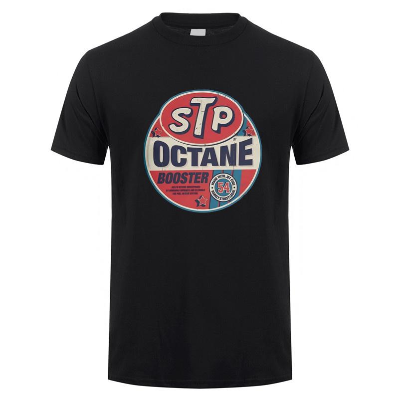 T-shirt Unisex Estiva 2026 Vintage Casual STP Automotive Olio per Motori Nostalgica con Cappuccio Morbido per l'Uso Quotidiano Comoda Streetwear