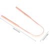 1PCS Copper Tongue Scraper Cleaner Scraper Toothbrush Dental Oral Care Hygiene Health Care Tool For Men Women