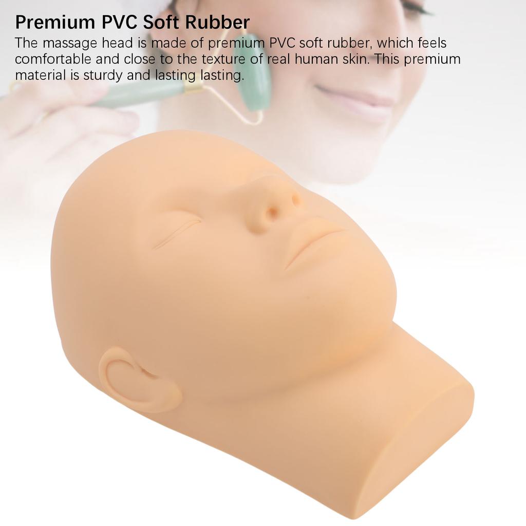 Mannequin Head Simulation Reusable Washable Practice Training Head for Makeup Beauty Skin Care Massage