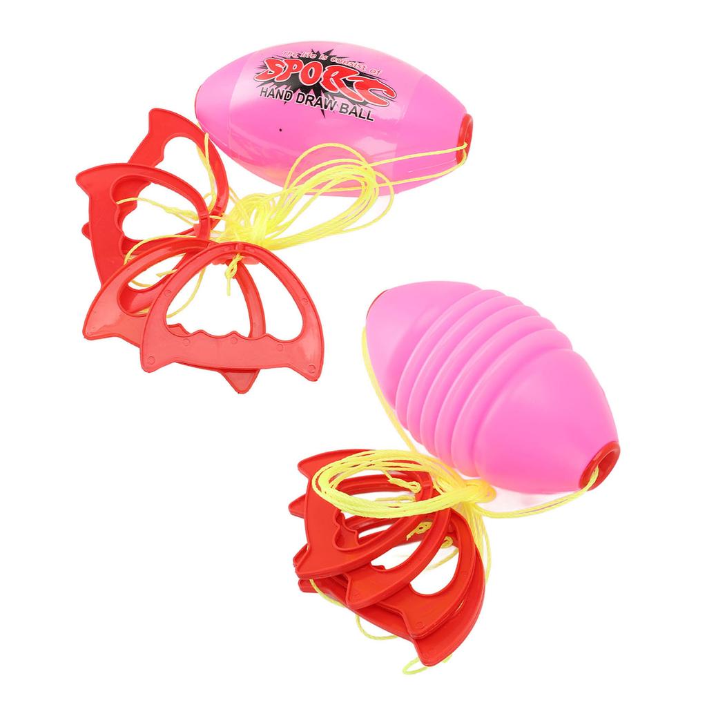 2Pcs Pull Ball Game Set Indoor Outdoor Sports Early Development Activity Toy Parent Child 2 Person I