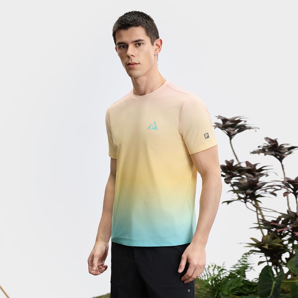 New FILA T Shirt Men's All Over Print A11M527117F-ZA