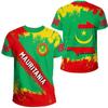 Mauritania National Flag and Emblem 3D Print Cross-border New Unisex Casual Short-sleeve T-shirt Supply Source