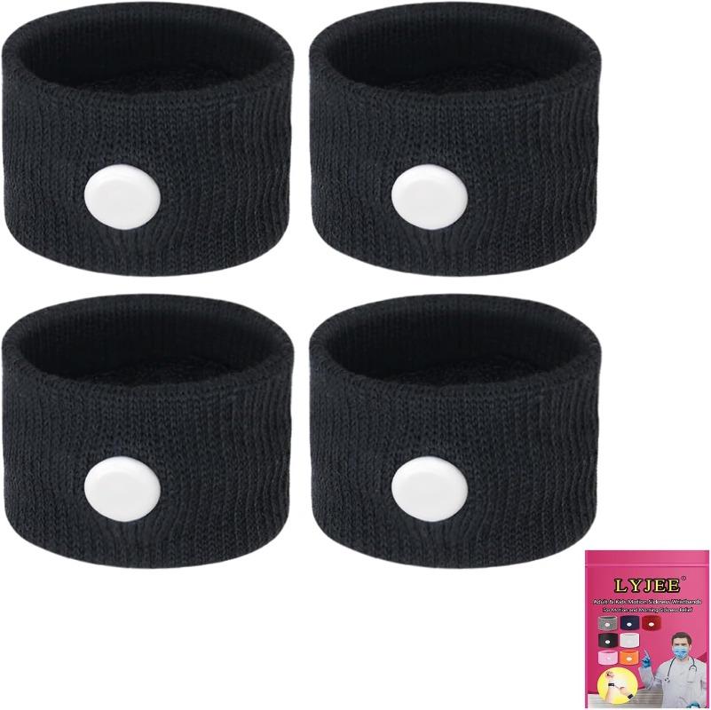 Pulseiras Anti Enjoo para Crianças e Adultos Pulseiras para Enjoo de Movimento Alívio para Enjoo Matinal para Mulheres Grávidas Pulseira de Acupressão para Enjoo