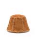 Poejidam [Life Portrait] Shearling Reversible Bucket Hat In Camel