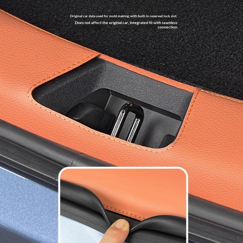 For BYD SEALION 07 EV Car Trunk Rear Guard Plate Thickened Leather Protection Sticker