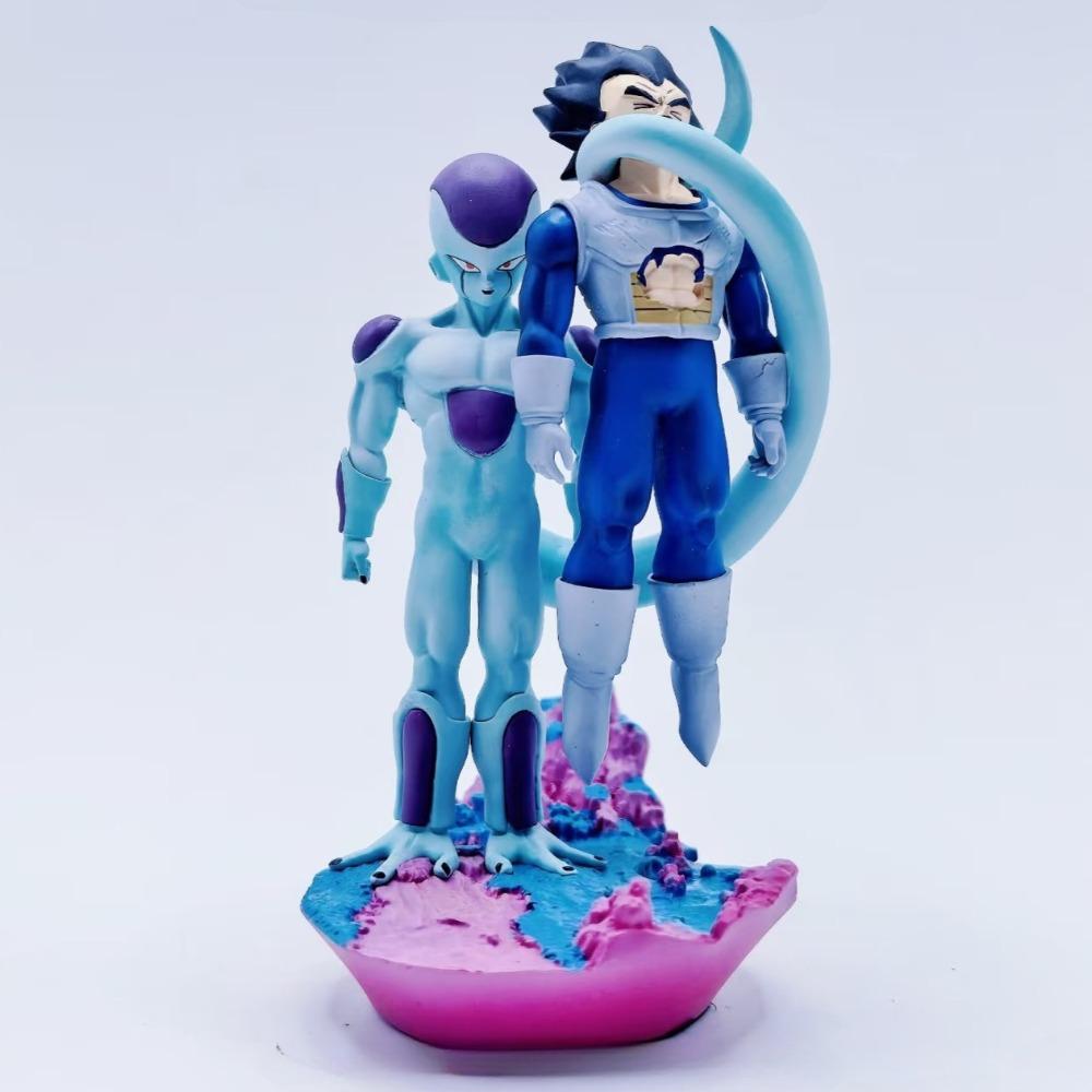 9cm/3.54in Anime Figure Frieza VS Vegeta Action Figures Pvc Statue Collection Model Toys Gifts