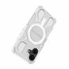 BIBERCAS J-16 Transparent Series For iPhone 16 Case Compatible with MagSafe TPU+PC Phone Cover