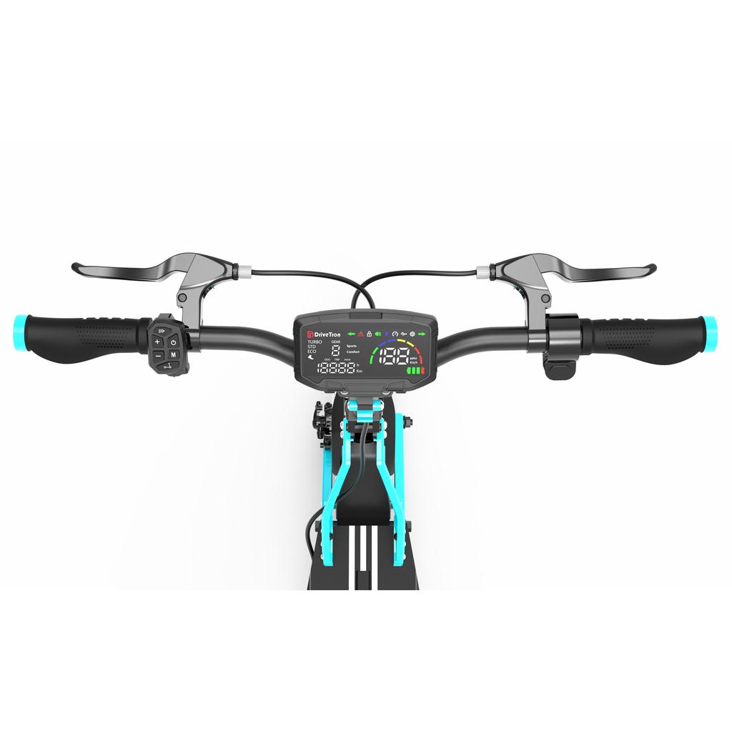 DriveTron DT10 All-Terrain Electric Scooter Adult 1400W Motor Men's E-Folding Scooter 48V15.6Ah Battery 10 Inch Tyre women's EScooter